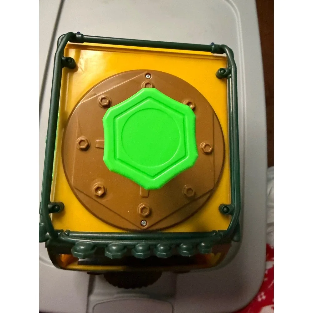 TMNT Mutant Mayhem Pizza Fire Delivery Van Playmates Toys Yellow Green‎ Vehicle
